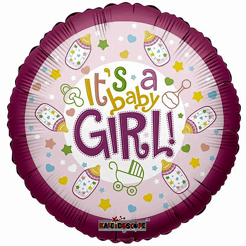 new baby girl balloon design
