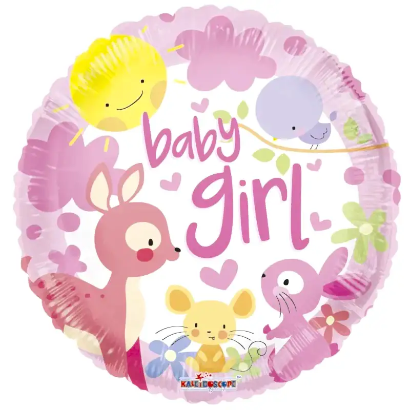 new baby girl balloon design
