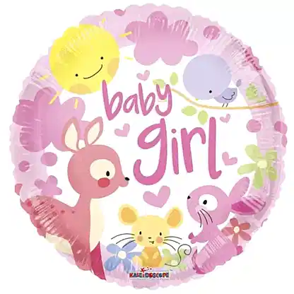 new baby girl balloon design