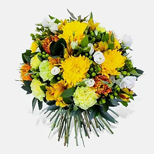 Yellow Chrysanthemum Bouquet