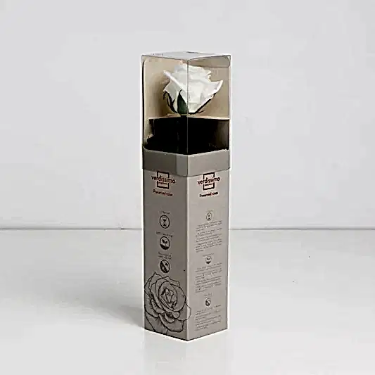 White Infinity Rose Short Stem